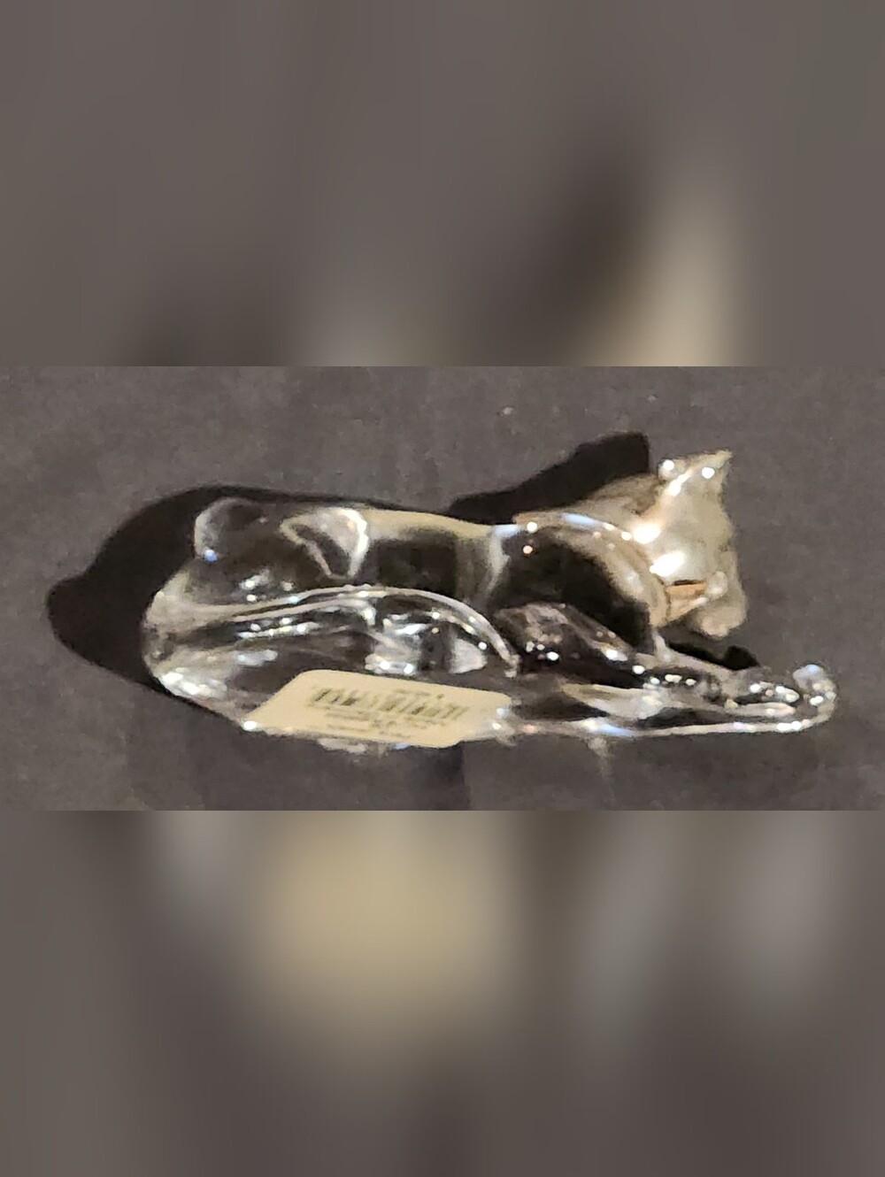 Lenox Pave Jewel Collection Lead Crystal Cat Rhinestones Germany *See Pics*
